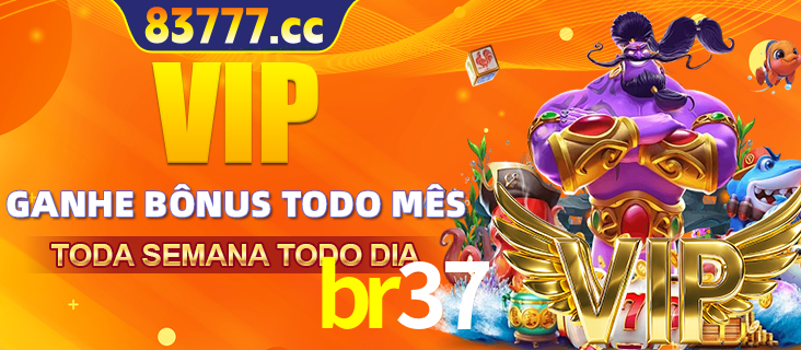 Banner promocional do br37 oferecendo 100% de recompensas adicionais contínuas para quem fizer o login diário (Daily sign-in), com um mascote de coelho.